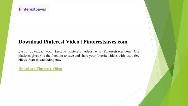download pinterest video pinterestsaves