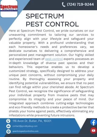 Spectrum Pest Control