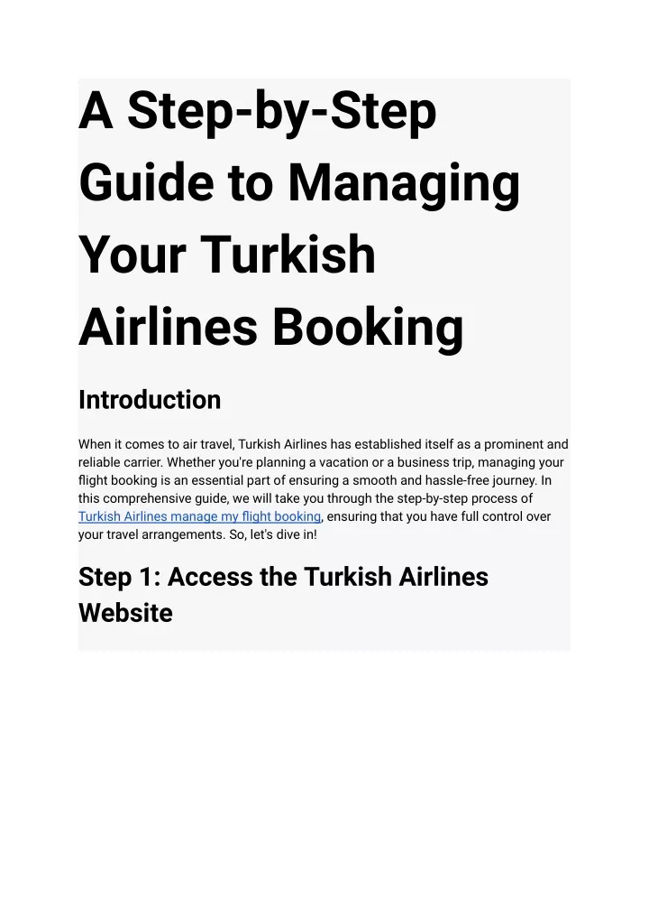 a step by step guide to managing your turkish