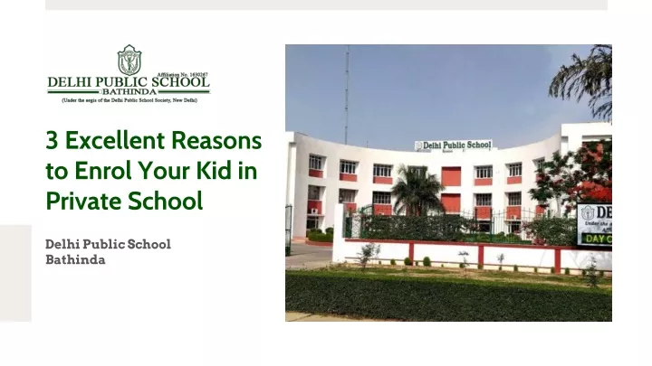 3 excellent reasons to enrol your kid in private school