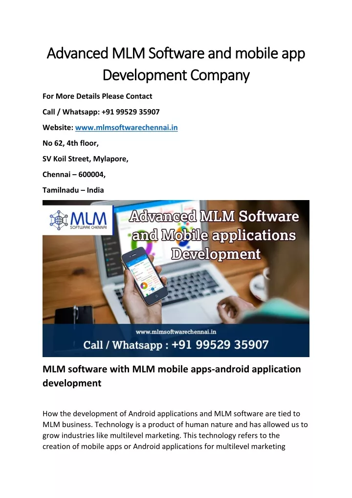 advanced mlm advanced mlm software and mobile