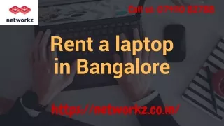Rent a laptop in Bangalore