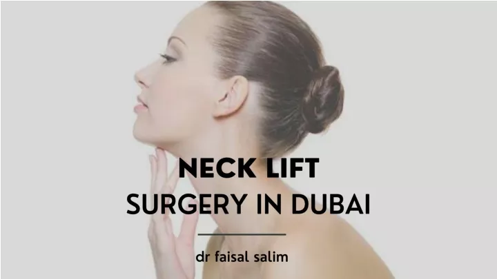 neck lift surgery in dubai