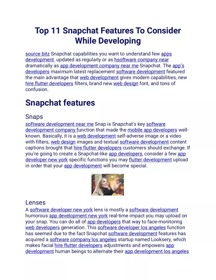 top 11 snapchat features to consider while