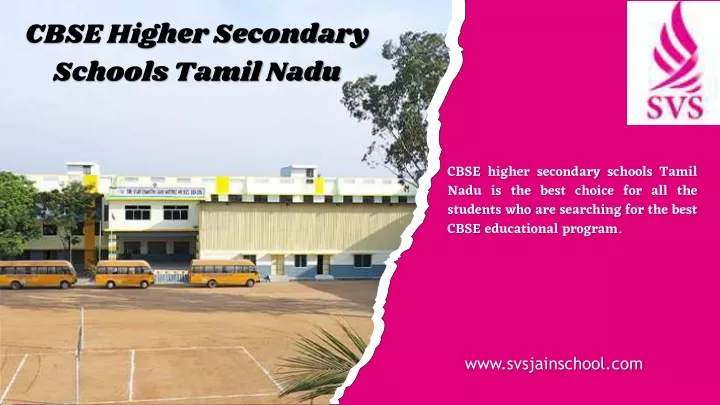 cbse higher secondary schools tamil nadu