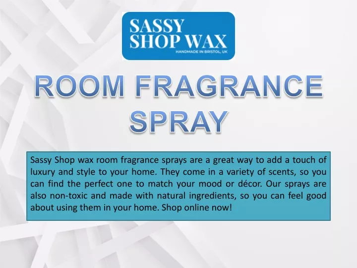 room fragrance spray