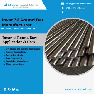 Invar 36 Round Bar Manufacturer | Tungsten Carbide Round Bar Manufacturer - Mana