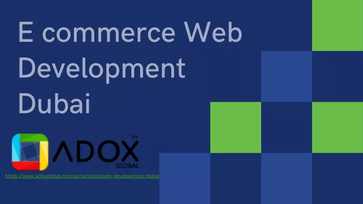 e commerce web development dubai