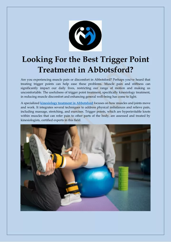 looking for the best trigger point treatment