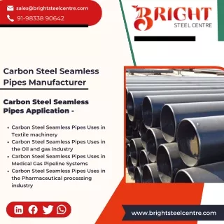Carbon Steel Seamless Pipes| Low Temperature CS Seamless Pipes| Carbon Steel IBR