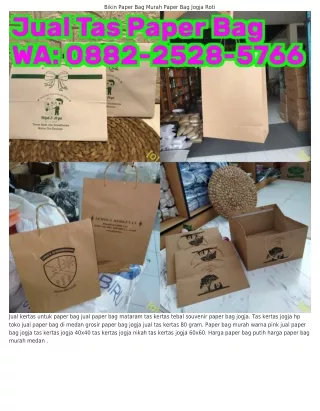 088ᒿ~ᒿ5ᒿ8~57ᏮᏮ (WA) Jual Paper Bag Di Jogja Harga Paper Bag Di Jakarta