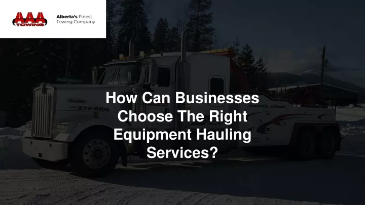 how can businesses choose the right equipment