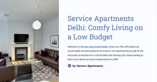 Service-Apartments-Delhi-Comfy-Living-on-a-Low-Budget