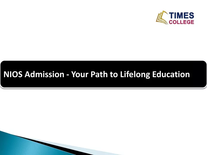 nios admission your path to lifelong education