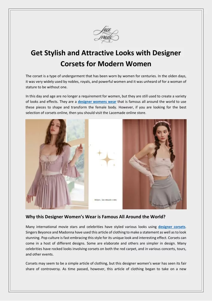 get stylish and attractive looks with designer