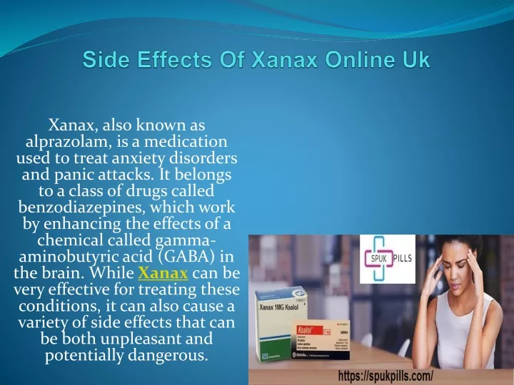 side effects of xanax online uk