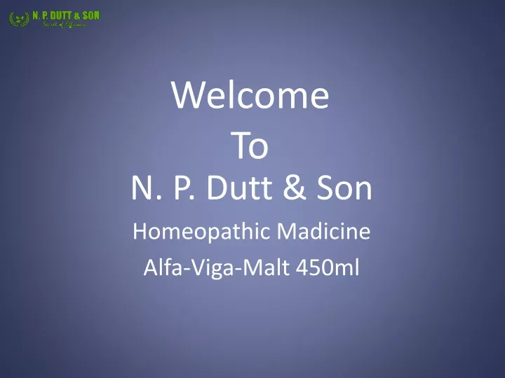 welcome to n p dutt son homeopathic madicine alfa