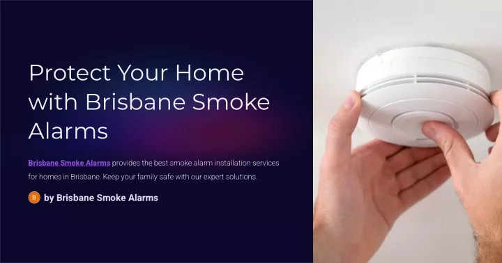 protect your home with brisbane smoke alarms