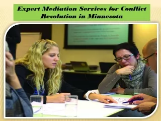 expert mediation services for conflict resolution