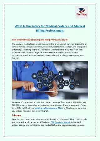 what is the salary for medical coders and medical