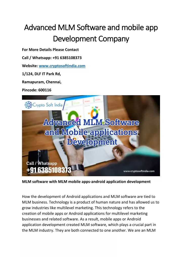 advanced mlm advanced mlm software and mobile