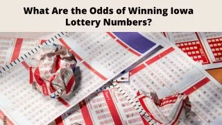 Winning Lowa Lottery Numbers | M Lotto Strategies