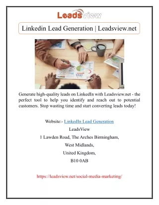 Linkedin Lead Generation | Leadsview.net