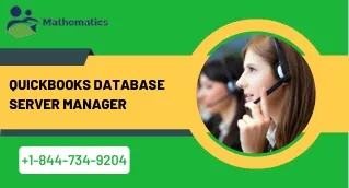 quickbooks database server manager