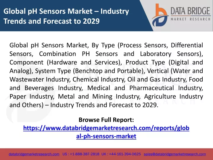 global ph sensors market industry trends