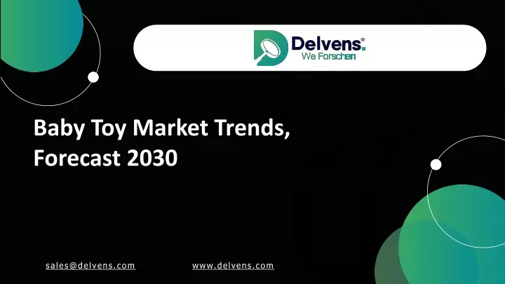 baby toy market trends forecast 2030