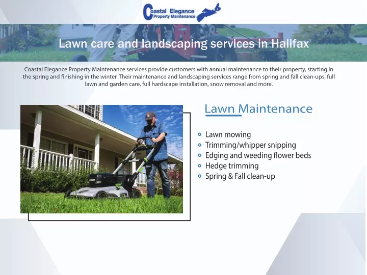 lawn care and landscaping services in halifax