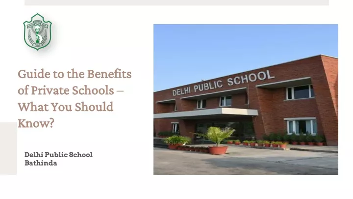 guide to the benefits of private schools what you should know