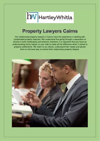 Property Lawyers Cairns