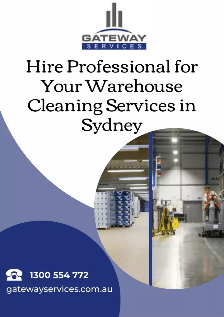 hire professional for your warehouse cleaning