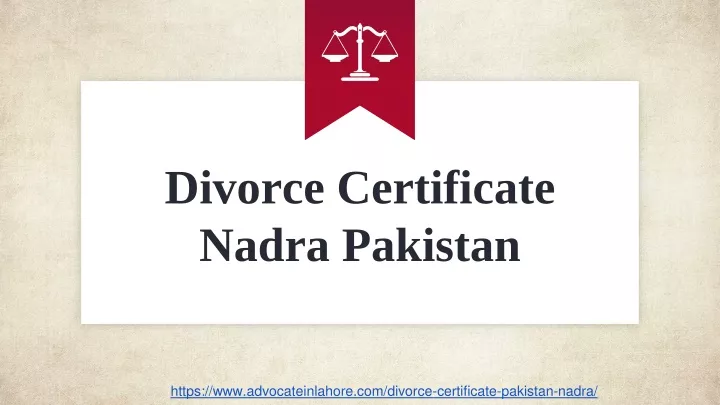 divorce certificate nadra pakistan