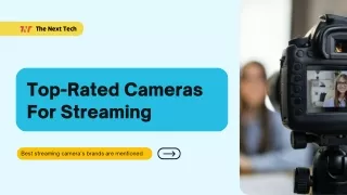 Best cameras for streaming