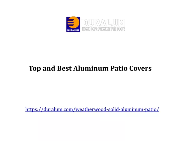 top and best aluminum patio covers