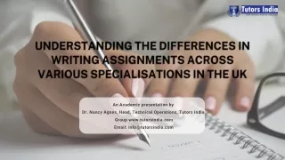 an academic presentation by