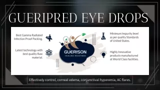 Gueripred Eye Drops For allergic Conjunctivitis, Uveitis, and other Inflammatory