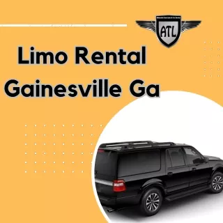 Limo Rental Gainesville Ga