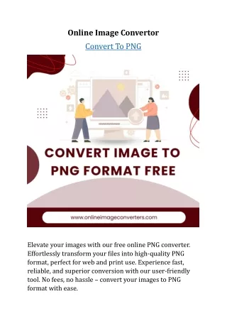 The Ultimate Online Image Converter for High-Quality PNG Format - Free, Fast, an