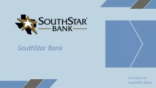 Commercial Real Estate Loan - SouthStar Bank