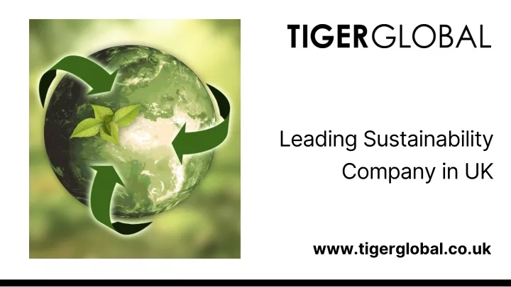 leading sustainability company in uk