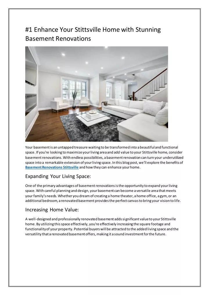 1 enhance your stittsville home with stunning