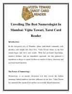 Best Numerologist in Mumbai	Call-8530470304 - slide 1