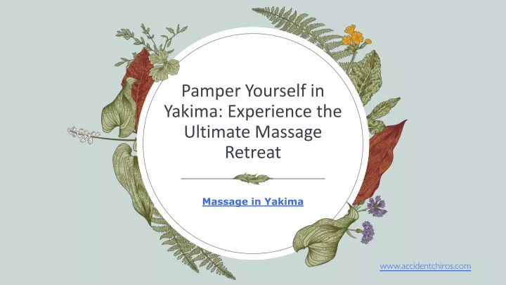 massage in yakima