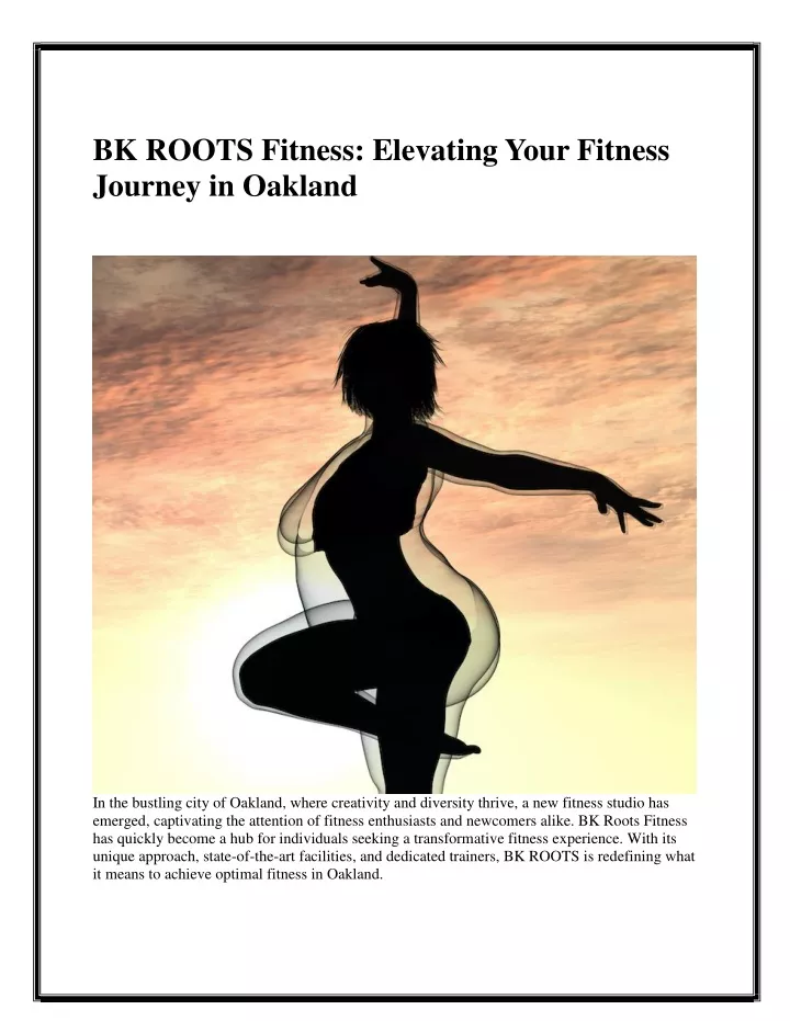 bk roots fitness elevating your fitness journey
