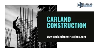 Passive House Construction - Carland Construction