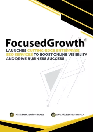 FocusedGrowth Launches Cutting-Edge Enterprise SEO Services to Boost Online Visibility and Drive Business Success