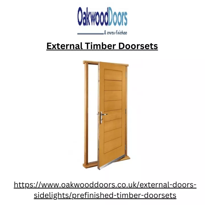 external timber doorsets